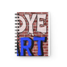 Load image into Gallery viewer, Urban Art Spiral Bound Journal, Graffiti Journal, Sketchbook, Artist Notebook, Creative Writing Diary, Gift for Artists