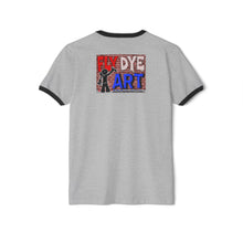 Load image into Gallery viewer, Artistic Unisex Cotton Ringer T-Shirt - Bold Colors, Street Art Design, Casual Wear, Unique Gift, Creative Expression