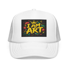 Load image into Gallery viewer, Vibrant Embroidered Foam Trucker Hat - Perfect for Art Lovers, Creative Events, Festivals, Gifts, Summer Wear
