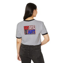 Load image into Gallery viewer, Artistic Unisex Cotton Ringer T-Shirt - Bold Colors, Street Art Design, Casual Wear, Unique Gift, Creative Expression
