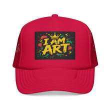 Load image into Gallery viewer, Vibrant Embroidered Foam Trucker Hat - Perfect for Art Lovers, Creative Events, Festivals, Gifts, Summer Wear

