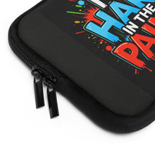 Load image into Gallery viewer, Vibrant Laptop Sleeve with &#39;I Go, Hard in the Paint!&#39; Design, Perfect for Students, Artists, Creatives, Birthday Gift, Back to School
