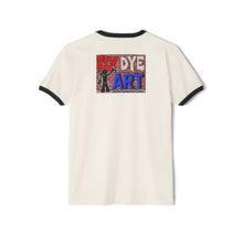 Load image into Gallery viewer, Artistic Unisex Cotton Ringer T-Shirt - Bold Colors, Street Art Design, Casual Wear, Unique Gift, Creative Expression

