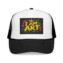 Load image into Gallery viewer, Vibrant Embroidered Foam Trucker Hat - Perfect for Art Lovers, Creative Events, Festivals, Gifts, Summer Wear
