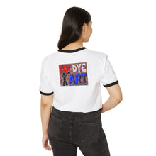 Load image into Gallery viewer, Artistic Unisex Cotton Ringer T-Shirt - Bold Colors, Street Art Design, Casual Wear, Unique Gift, Creative Expression
