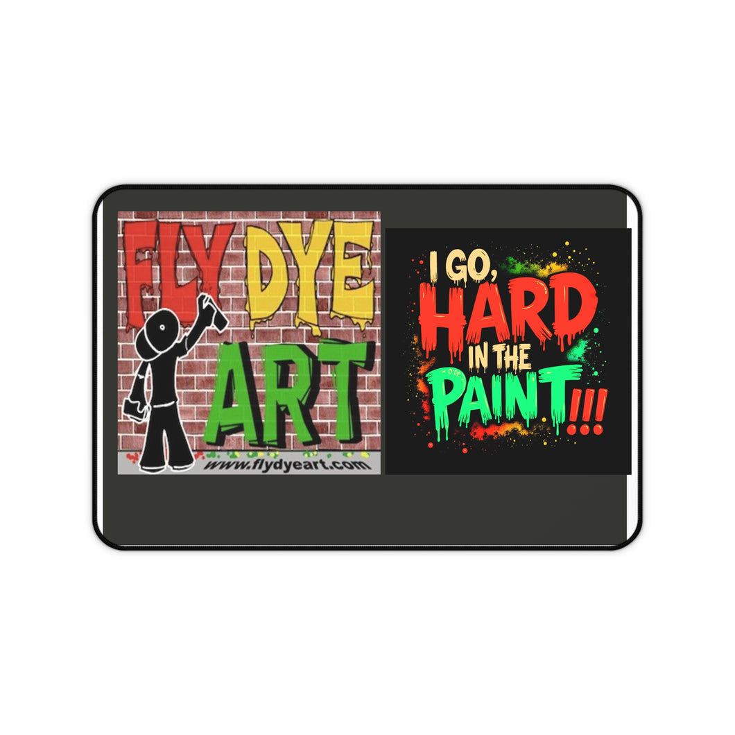 Vibrant Desk Mat for Artists | Unique Office Decor, Colorful Workstation Accessory, Creative Gift, Custom Desk Pad, Inspirational Desk Decor
