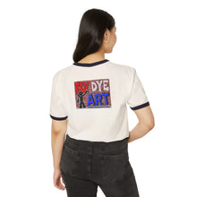 Load image into Gallery viewer, Artistic Unisex Cotton Ringer T-Shirt - Bold Colors, Street Art Design, Casual Wear, Unique Gift, Creative Expression

