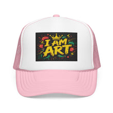 Load image into Gallery viewer, Vibrant Embroidered Foam Trucker Hat - Perfect for Art Lovers, Creative Events, Festivals, Gifts, Summer Wear
